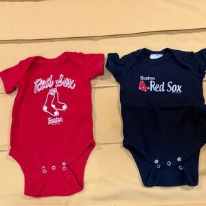 Boston Red Sox Kids One Piece Set - Red and Black